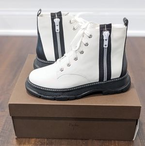 NWT leather Bolton high top sneaker by Paola linea